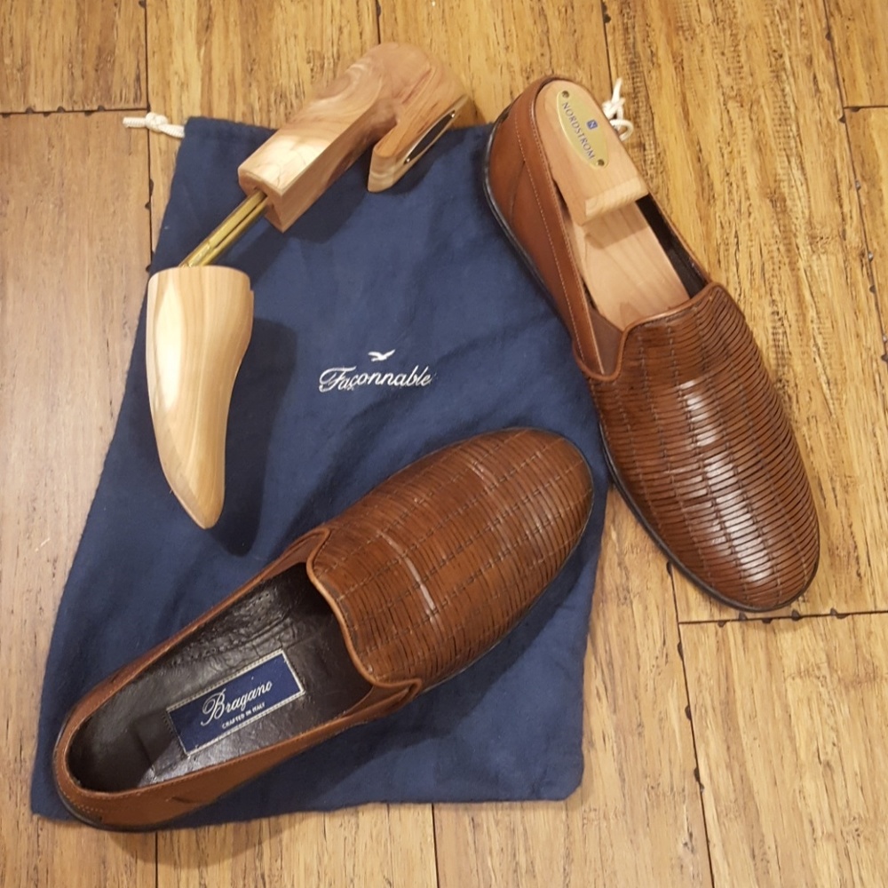 Bragano brown leather loafer